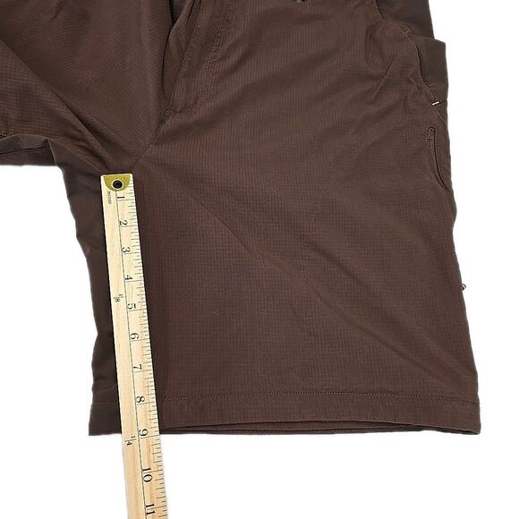 Under Armour Convertible Pants Men's 40x32 Brown Nylon Ripstop 7 Pocket Gorpcore - Picture 9 of 12